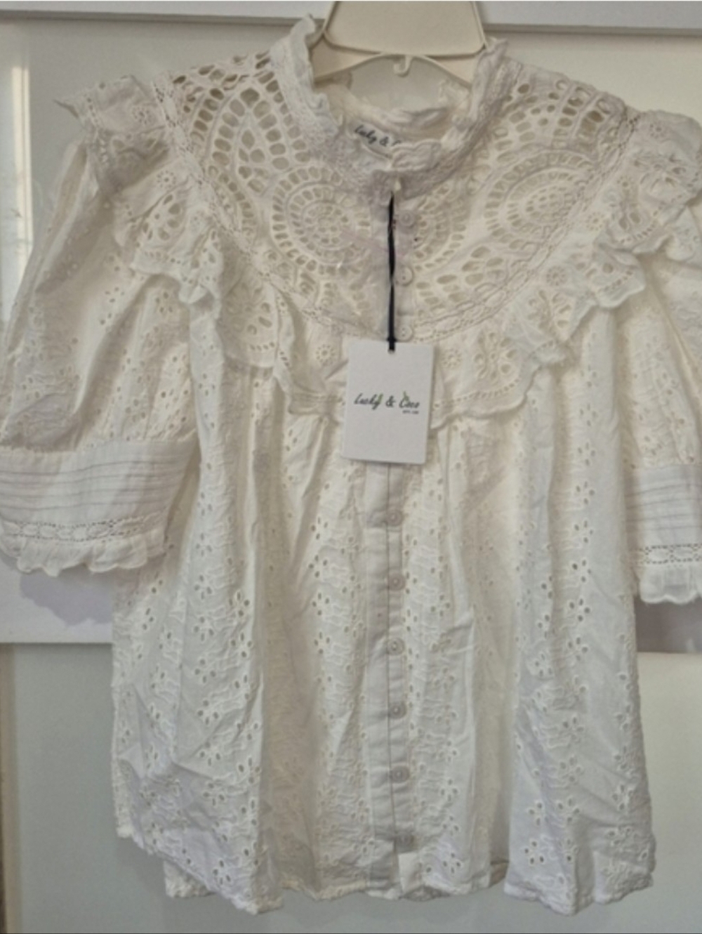 NWT Lucky & Coco Womens Size L top